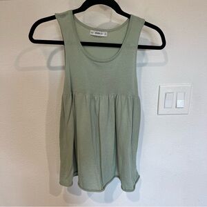 Zara knit baby doll top